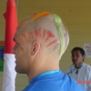 Tahitian bowling spectator