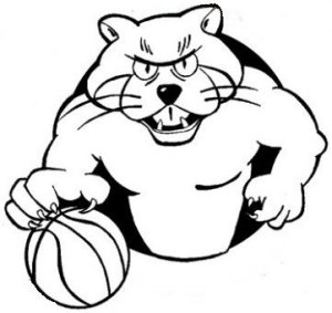 Bearcats Black and White Image Only