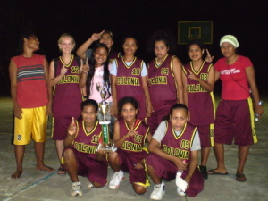 Youth Tournament Champions Colonia with their trophy