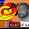 Lihir Minesite Touch Association (LMSTA) President Leo Kola rich with sponsors