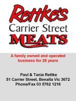 Rettkes Carrier Street Meats, 51 Carrier St, Benalla