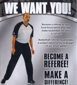 Referee, We Want You!