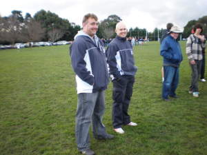 Mat Davies & Mark Lafferty U18 coaches