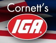 cornetts iga logo