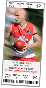 Ottawa Swans Game Day Information