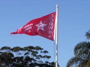 Grade 2 Flag unfurled
