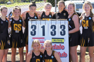 EGFNL Netball 2013 D Grade Premiers Wy Yung