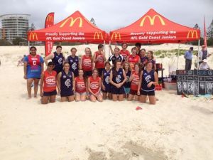 2013 Girls Beach Footy- North Kirra