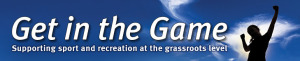 get in the game logo
