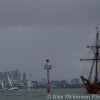 Enterprize and a grey old Melbourne CBD.