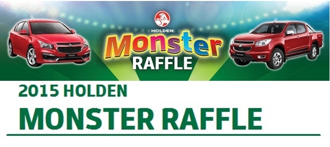 2015 Holden Monster Raffle - Touch Football ACT - SportsTG