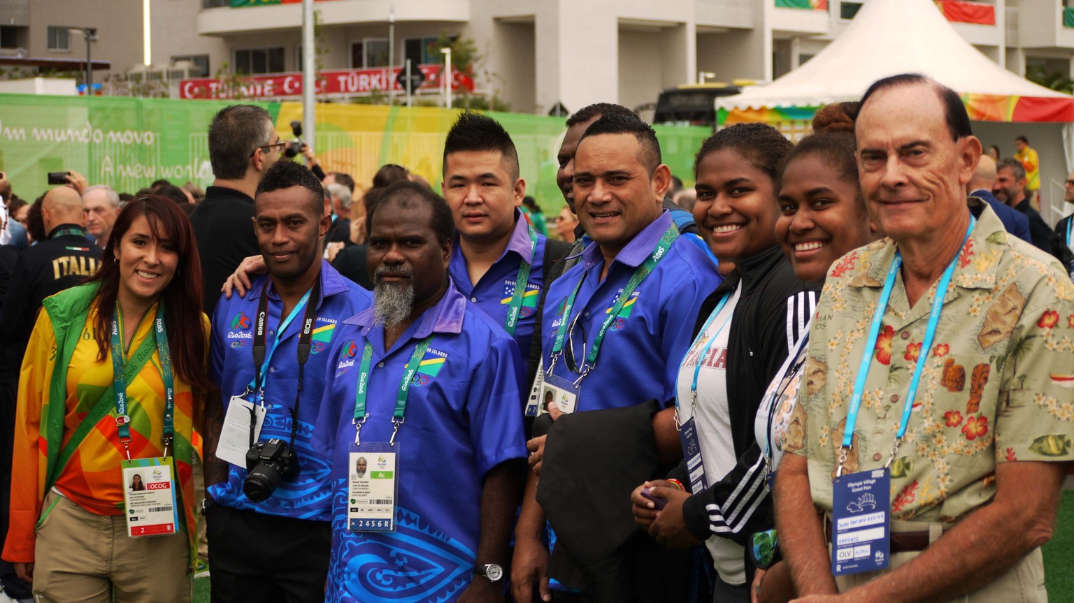 Warmest of for Team Solomon Islands Oceania Sport