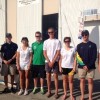 Belinda Stowell, Alec Brodie, Sophie McIntosh, Tristan Brown, Conor Nicholas, Jacinta Ainsworth, Xavier Winston-Smith, Emily Summerell at the Youth Exchange in Wakayama in 2015