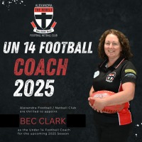 Under 14 Football Coach - Bec Clark - 0407 381 951