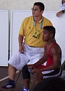 Coach Ko during 2005 South Pacific Mini Games