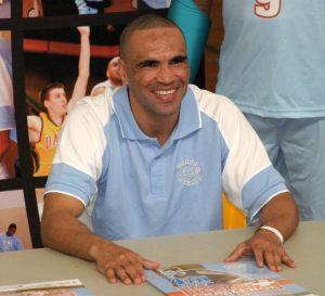 Anthony Mundine at the H4H launch at DBA