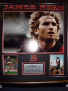 Signed James Hird Photo Collage