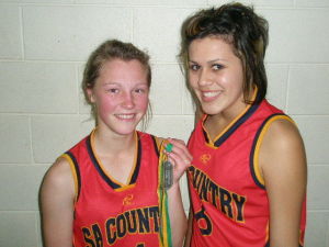 Nikki Dougall and Alex Wilson help SA Country to a silver medal at the 2009 under 16 national championships