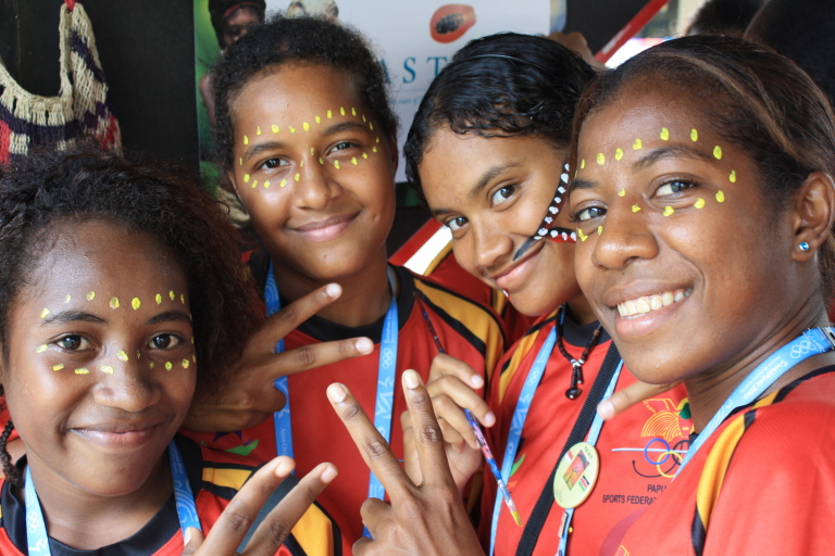 Team PNG - Promote PNG face painting - Papua New Guinea Sports ...