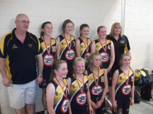 Under 14 Girls Runners Up SA Country Championships 2011