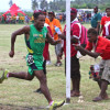 Kupsy Bisamo of Team Morobe, Gold medalist of 5000m, 10000m & Half Marathon