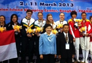 Women's Epee Team - Asian Junior Zone Championships 2013 