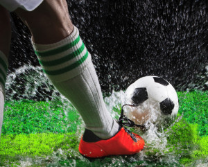 soccer puddle