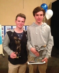 U16 B&F Dougal Williams R/Up Conor Little