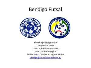 Bendigo Futsal News
