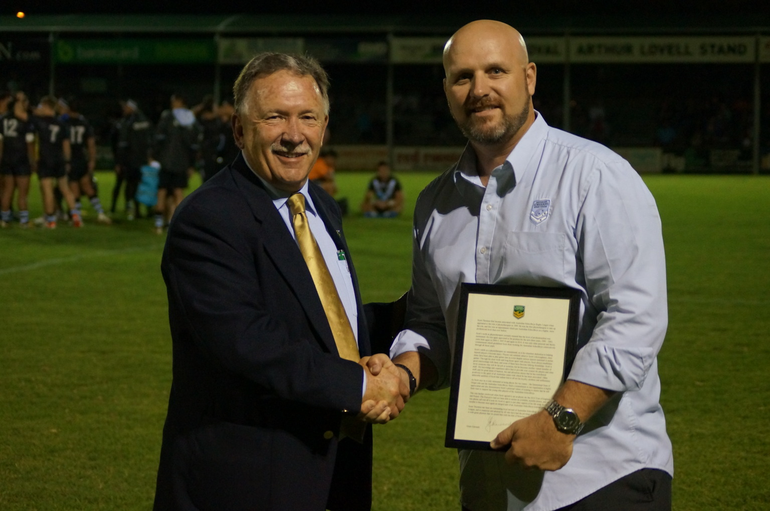 Scott Thornton Awarded Honorary ASSRL Life Membership - Australian ...