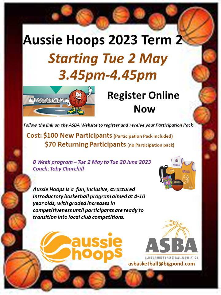Aussie Hoops Alice Springs Basketball Association GameDay