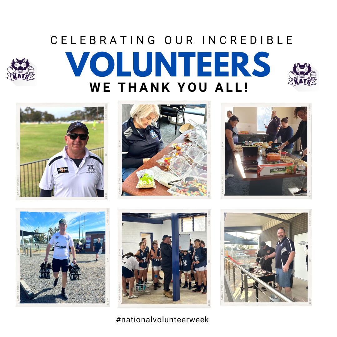 Thank you to our Volunteers - Katandra Football Netball Club Inc - GameDay